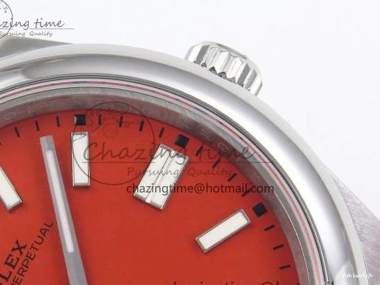 Best Orange 124300 Steel 1:1 904L 41mm A3230 Dial Edition DIWF Oyster Perpetual 0115